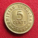 British Honduras 5 Cents 1966   Belize - Belize