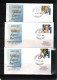 Greeece 2004 Olympic Games Athens - Greece Olympic Medals Set Of 17 FDCs Including Withdrawn Scarce FDC Due To Doping - Summer 2004: Athens