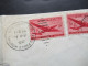 USA 1947 Zensurbeleg / Verschlussstreifen Opened By Civil Mails / Censorship Passed 20766 Germany NY - FFM Air Mail - Lettres & Documents