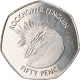 Monnaie, Falkland Islands, 50 Pence, 2018, Pingouins - Manchot Sauteur, FDC - Falkland