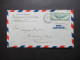 USA / 3.Reich Um 1940 Zensurbeleg Verschlussstreifen Geöffnet OKW Zensur / Roter Stempel Geprüft Air Mail Trans Atlantic - Covers & Documents