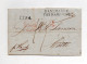 !!! DANEMARK, LETTRE DE COPENHAGUE DE 1839 POUR SETE, MARQUE D'ENTREE TOUR & TAXI - STRASBOURG - ...-1851 Prephilately