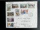 SAINT PIERRE ET MIQUELON 1968 LETTER TO HAMBURG GERMANY 10-01-1968 BIRDS LETTRE - Storia Postale