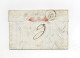 !!! ESPAGNE, LETTRE DE BARCELONE DE 1830 POUR LYON MARQUE D'ENTREE ESPAGNE PAR PERPIGNAN - ...-1850 Prephilately