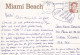 Carte Postal (122985) Florida Miami Beach Timbre  USA1 2 Dec 1991 Avec écriture - Miami Beach