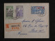 BU7  ET. OCEANIE   BELLE LETTRE RR  1926   PAPEETE  A  PARIS  FRANCE  + SURCHARGE+AFF.  PLAISANT ++ + - Briefe U. Dokumente