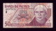 México 50 Pesos José María Morelos 2002 Pick 117b(5) Serie EE Bc/Mbc F/Vf - Mexique