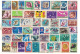 Russia +/- 200 Stamps Canceled Pasted On Paper - Collections