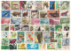 Russia +/- 200 Stamps Canceled Pasted On Paper - Collections