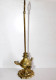 Delcampe - ANCIENNE LAMPE A HUILE FLORENTINE A 3 BEC De LUMIERE, LAITON, MILIEU XIXe Siecle / ART DECORATIF (0507.5) - Candeleros, Candelabros Y Palmatorias