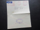 Australien 1959 Auslandsbrief Nach Amsterdam Mit Freistempel AFS ANZ Savings Bank Sydney NSW Postage Pad - Lettres & Documents