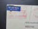 Australien 1959 Auslandsbrief Nach Amsterdam Mit Freistempel AFS ANZ Savings Bank Sydney NSW Postage Pad - Storia Postale