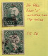 Sirmoor Official Stamps 1892-97 SCARCE VARIETY SG64c+58 6p Green (Inde Etats Princiers India Indian Feudatory States - Sirmur