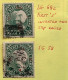 Sirmoor Official Stamps 1892-97 SCARCE VARIETY SG64c+58 6p Green (Inde Etats Princiers India Indian Feudatory States - Sirmoor