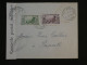 BU8 ET. OCEANIE  BELLE LETTRE CENSUREE  RARE  1941  PETIT BUREAU UTUROA  RAATEIA A  PAPEETE +AFF. PLAISANT++ - Lettres & Documents