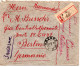 67218 - Russland / UdSSR - 1923 - 2@10Rbl A R-Bf ODESSA -> BERLIN (Deutschland) - Storia Postale