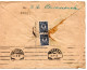 67232 - Russland / UdSSR - 1922 - 2@10K Wappen A Bf ZAPOROZHYE -> Deutschland - Covers & Documents