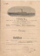 BOAT TICKET 1910 NAVIGAZIONE A VAPORE - ANCONA - GENOVA To BUENOS AIRES + ANCONA Smallpox Vaccination Certificate - Mundo