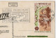 MONACO Carte Postale Avec Flamme + Oblitération 27/06/1972 Sur N° 823 Voiture BRASIER 1908 Coupé Docteur - Covers & Documents