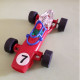 JOUET MINIATURE . " FERRARI " & " BRABHAM REPCO " . FORMULE 1 . 2 MINIATURES - Réf. N°62J - - Andere & Zonder Classificatie