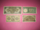 Greece Lot 4 Banknotes 1932, 39, 41, 42 - Grèce