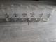 Lot 6 Verres Anciens Bière Ancre Alsace - Glasses