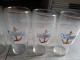 Lot 6 Verres Anciens Bière Ancre Alsace - Vasos