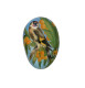 GOLDFINCH Bird In NISPERO Tree Hand Painted On A Beach Rock Paperweight - Presse-papiers