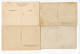 4 CARTES ONGELOPEN - FORT DE LONCIN - RUINES - WAR GUERRE OORLOG 1914 - CIRCULEE NON - Ans