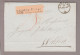 Schweiz Schiffspost Schiffpostbüro Luzern 1861-02-01 Transitstempel Auf Brief Von Locarno Nach Aarau - Wohlen - Storia Postale