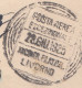 231 - REGNO - Busta Di Posta Aerea Eccezionale Del 1925 Da Livorno A Roma Con Sestina Cent 1 Con Soprastampa Cent. 10 - - Storia Postale (Posta Aerea)