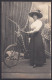 +++ Photo Carte - Photog. Nicot à BRAINE LE COMTE - Femme Avec Son Vélo - Cycle  // - Braine-le-Comte