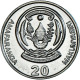 Monnaie, Rwanda, 20 Francs, 2003, SPL, Nickel Plaqué Acier, KM:25 - Rwanda