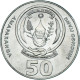Monnaie, Rwanda, 50 Francs, 2003, Paris, SPL, Nickel Plaqué Acier, KM:26 - Rwanda
