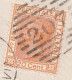 232 - REGNO - Busta Senza Testo Del 3 Gennaio 1879 Da Roma A Montalto Con Cent 20 Arancio (Bigola) - Storia Postale (Posta Aerea)