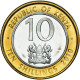 Monnaie, Kenya, 10 Shillings, 2010, SPL, Bimétallique, KM:35.2 - Kenia