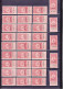 CHARLES 1°  AU PROFIT DES FAMILLES DES MOBILISéS 5 L ROUGE NEUF SANS GOMME N° 235A Y ET TELLIER X 32 TIMBRES  1915-16 - Full Sheets & Multiples