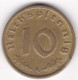 10 Reichspfennig 1939 A BERLIN. Bronze-aluminium - 10 Reichspfennig