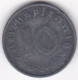 10 Reichspfennig 1941 E Muldenhütten , En Zinc - 10 Reichspfennig