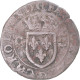 Monnaie, France, Douzain Aux Deux C, 1590, Lyon, Aux 4 Couronnelles, TB, Billon - 1589-1610 Henri IV Le Vert-Galant