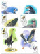 Russia USSR 1982 MC X6 Fauna Birds Bird Earle Stork Crane Maximum Cards - Tarjetas Máxima