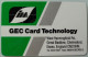 UK - GPT - TEST - GEC CARD TECHNOLOGY - Imprint Magnetics - With Text - Uncoded - RRR - Altri & Non Classificati