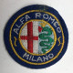 écusson Brodé Automobile ALFA ROMEO Milano - Voitures