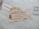 Delcampe - Argentinien 1947 Einschreiben Per Luftpost In Die CSSR (Prag) Umschlag U. Absender F. Deutsch Alsina 1418 Buenos Aires - Storia Postale