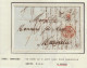 1840 - LETTRE De ROME Avec MARQUE D'ENTREE SARD. ANTIBES (VAR) => MARSEILLE - Entry Postmarks
