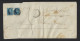 Medaillon 20 Cent (2x) Op Brief Verzonden NEUFCHATEAU (P86) Naar GEDINNE In 1862 ; Details & Staat Zie 2 Scans ! LOT 267 - 1849-1865 Médaillons (Autres)