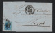 Medaillon 20 Cent Op Brief Verzonden Van COURTRAI (P29) Naar MONS In 1859 ; Details & Staat Zie 2 Scans ! LOT 267 - 1849-1865 Medallones (Otros)