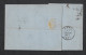 Medaillon 20 Cent Op Brief Verzonden Van COURTRAI (P29) Naar MONS In 1859 ; Details & Staat Zie 2 Scans ! LOT 267 - 1849-1865 Medaillen (Sonstige)