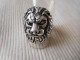 Bague Homme En Argent Massif 925 Taille 61 Fauve Lion Felin Gothique Biker B17 - Rings