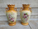 Paire De Vases Art Nouveau Porcelaine Victoria Austria - Altri & Non Classificati